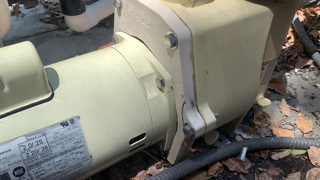 Trying to Diagnose Metallic Rattling noise coming from Pentair