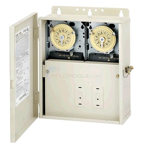 Intermatic 40 Amp Control Center W/ 2 220V Timer - T10404R