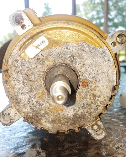 Hayward Super Pump motor rusted